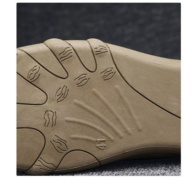 Casual Men's Workwear Shoes Dirt Resistant and Waterproof Boots Retro Suede Men's Boots Soft Soled Lightweight and Wear-resistant Construction Shoes