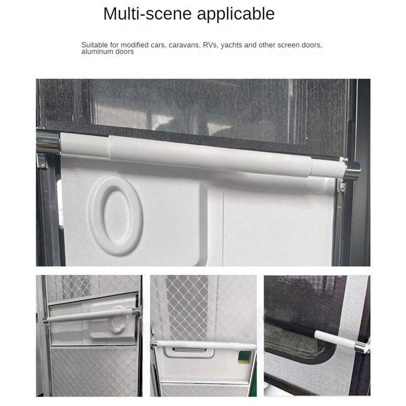 Screen Door Handle For RV Adjustable Handrail RV Screen Door Support Bar For Trailer Mobile Home Vehicle Bathroom Travel Camping