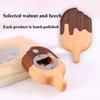 Magnetic Walnut Bottle Opener , Ice Cream Model,Suitable for Home Decoration and Bar