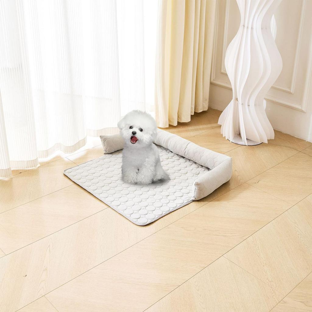 Dog Beds Couch Cover Mat For Dogs Breathable Comfortable Cushion Blanket With Non-Slip Base For Pet Indoor Cage Car House Cave
