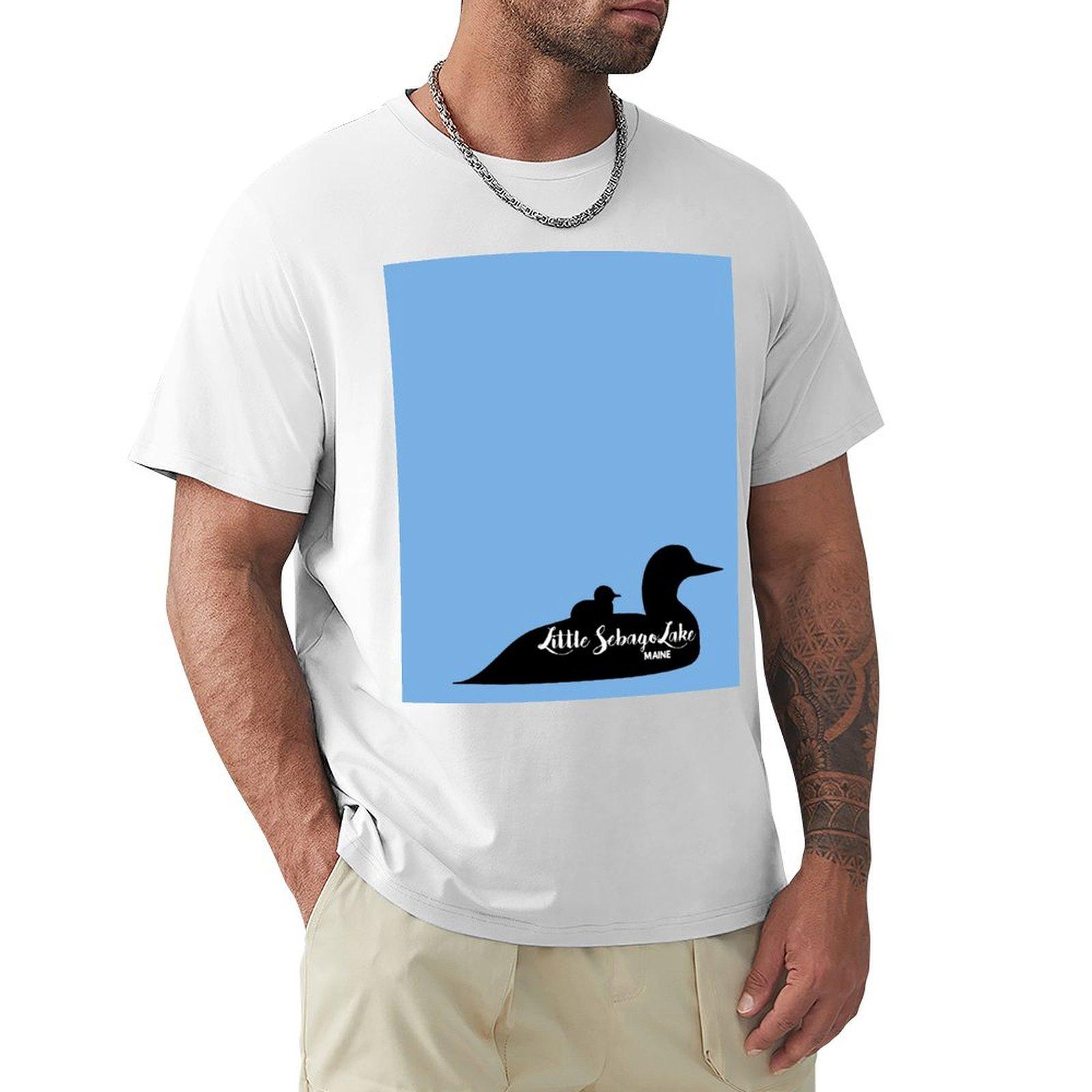 Little Sebago Lake Loon Logo TShirt Clothing tops men tshirt S