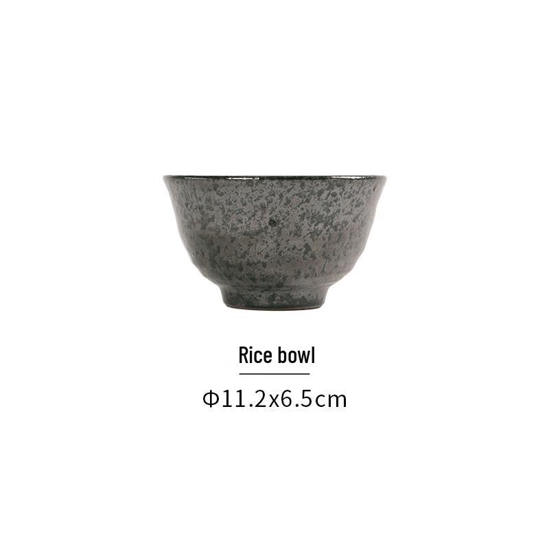 

ZISIZ Cartoon Enamel Rice Bowl Set
