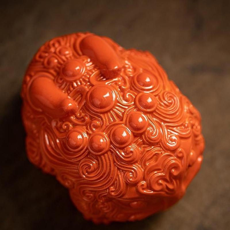 Mini Pryskyřičný Měnící Barvu Čajový Mazlíček Soška Šťastného Zvířete Dekorace Čajového Stolku Zenové Stolní Ozdoby Vynikající Čajové Příslušenství