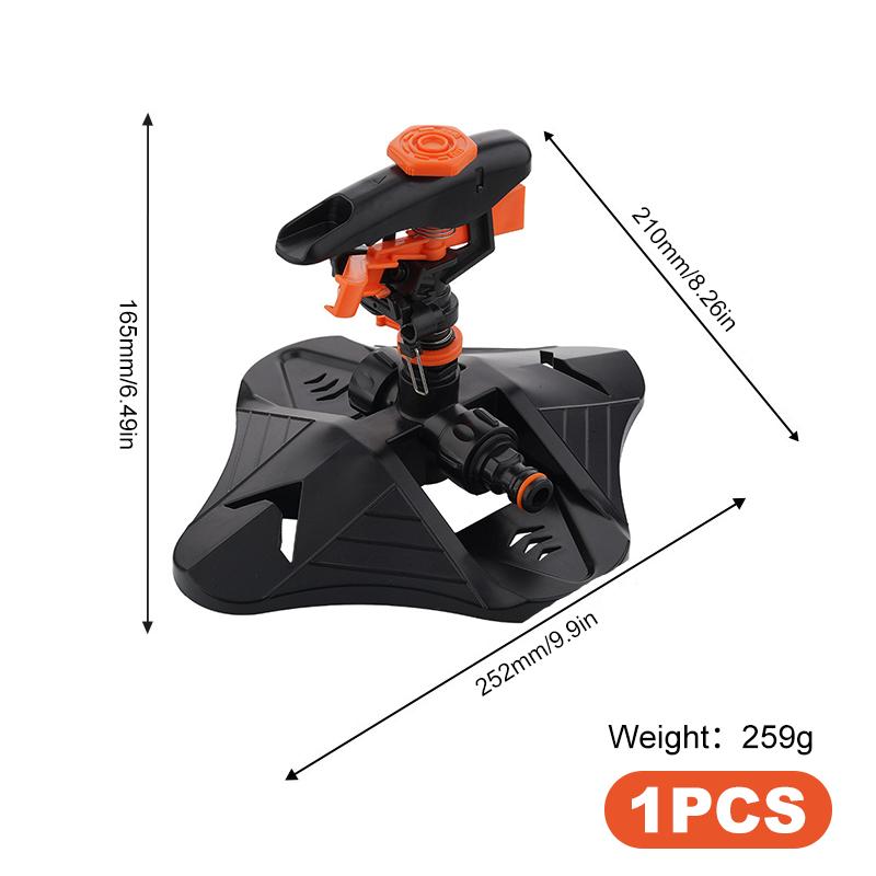 

Модернизированные автоматические вращающиеся на 360° садовые разбрызгиватели воды для полива с большой площадью покрытия и регулируемым углом полива газона и двора