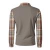 Men's Long,sleeved Collared Button,down Pocket Casual Top