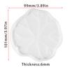 1Pcs Round Coaster Resin Silicone Mold UV Epoxy Resin Molds For DIY Coffee Cup Crafts Home Decoration Making Accessories