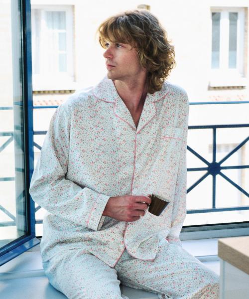 [OFF HOUR] Rosian Long-Sleeve Pajama Set [Shipped from Korea] 100% Authentic