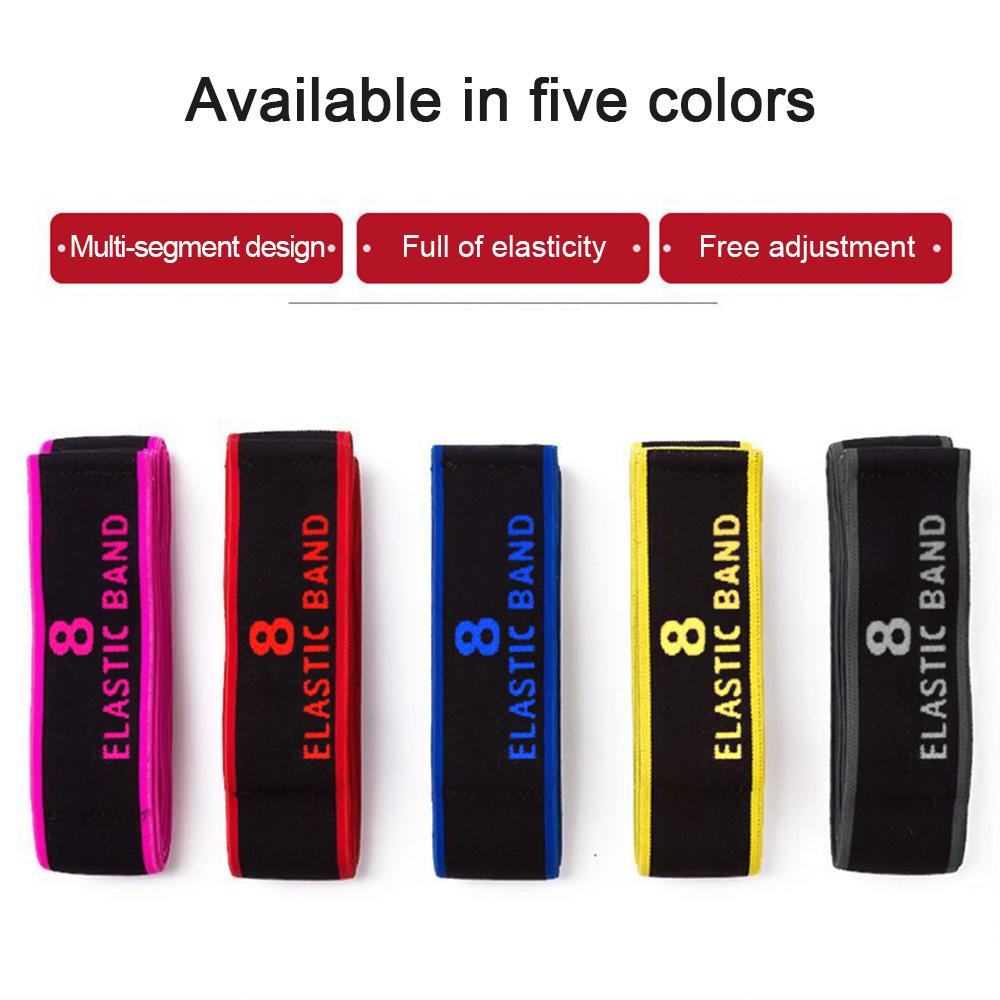 8 Segments Yoga Pull Strap Belt Latin Dance Training Resistance Bands Latex Polyester Elasticity Gym Pilates Fitness Exercise