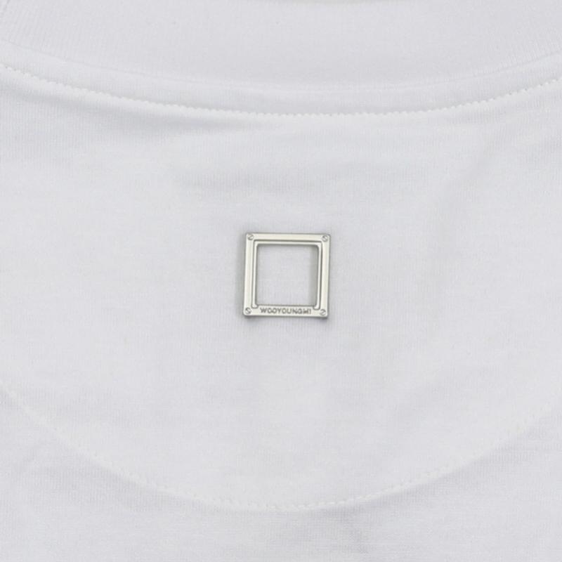 Wooyoungmi Women S T ShirT Flower Back Logo m253TS06