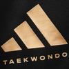 Adidas Taekwondo Round Neck Pullover Simple Short Sleeve T-Shirt Comfortable Striped Fashion Long Pants Casual Sports Suit ADICLTS24TKP-WG+TR30PT-BG