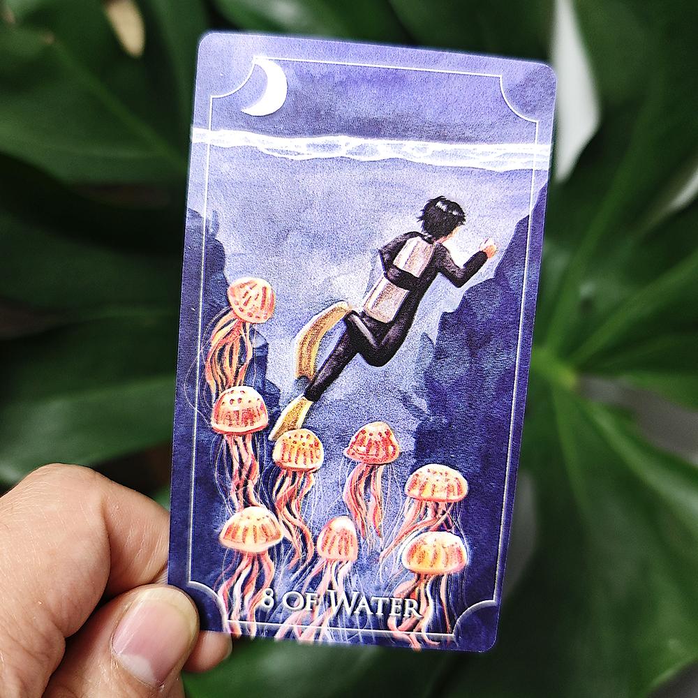 10.3*6cm Healing Waves Tarot 78 Pcs Tarot Cards Combine The Healing Aspect of Mother Nature and Art Into Artwork