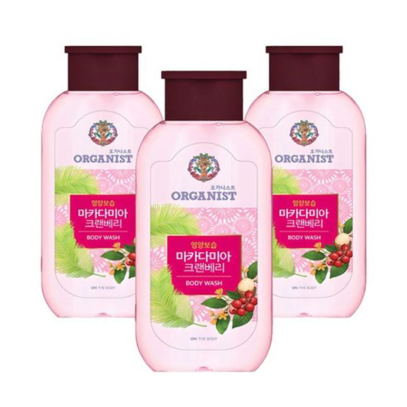 ORGANIST Macadamia Cranberry Body Wash (200g*3ea)