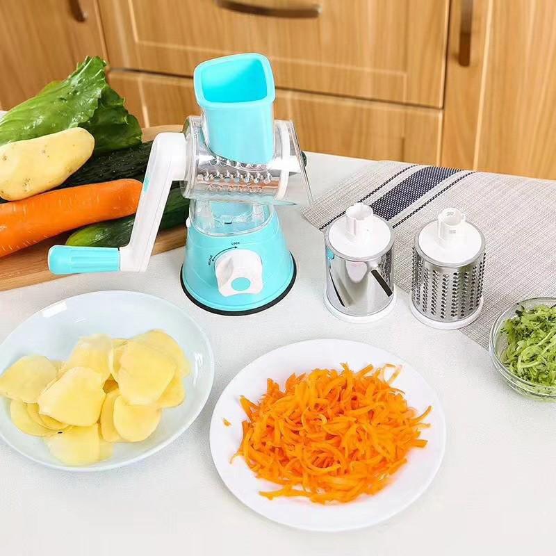 Multifunctional Hand-Crank Vegetable Cutter & Slicer