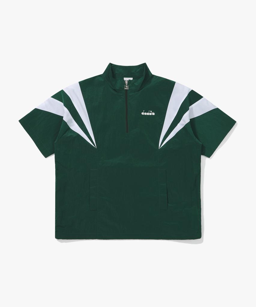 Diadora Grand Slam Aerie Half Sleeve Anorak Green