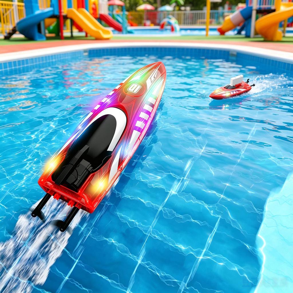 Smart RC Speedboat for Kids - Outdoor Educational Toy
