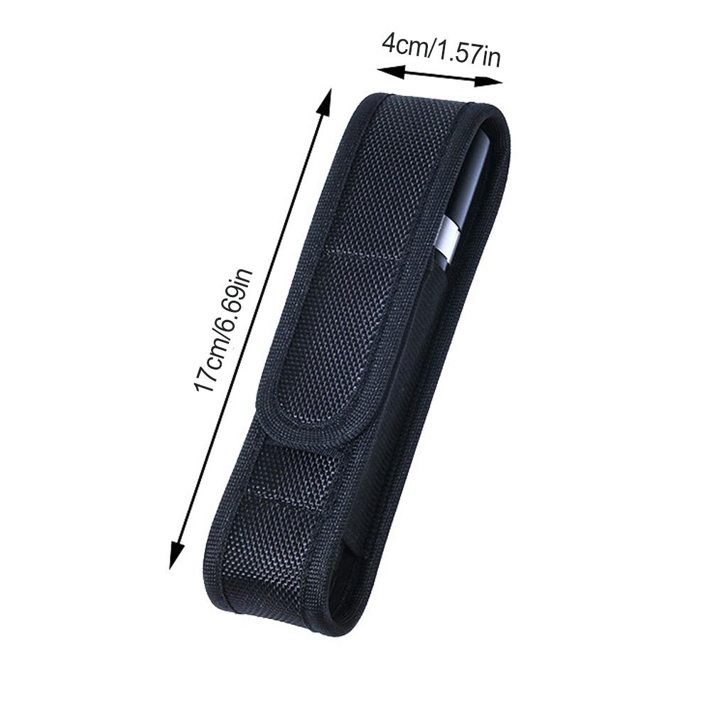 Nylon LED Flashlight Holder Premium Durable and Waterproof Compact and Lightweight LED Torch Holster Nylon Bag Pouch