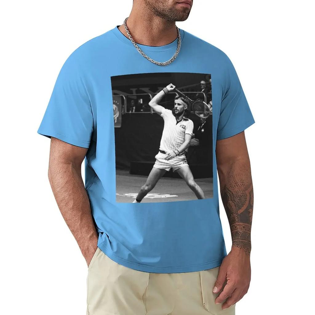 Borg The Ice Unisex Tennis Legend TShirt blanks oversized t shirt tees graphic shirts fruit of the loom Unisexs t shirts