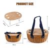 Premium thin Dining Basket With pliable Table Chilling Pack And Basic materials pair People