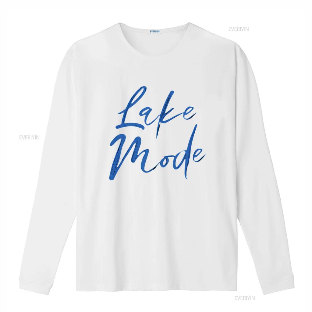Womens Lake Mode T Shirt vintage Washed fashion Versatile streetwear Stylish Soft Breathable Casual Top For Everyday Wear