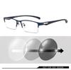 New Sun Photochromic Myopia Eyeglasses Optical Men student Finished Myopia Eyewear prescription Glasses Frame Half Rim -1.0 -4.0
