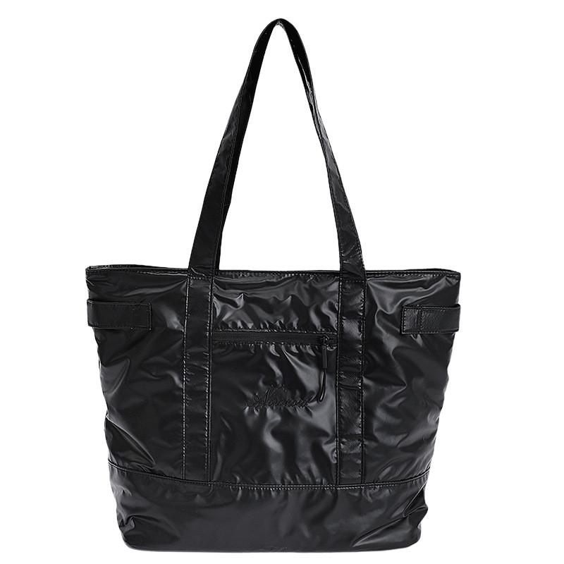 Simple Large Capacity Letter Embroidered Tote Bag For Women Summer Casual Daily Use