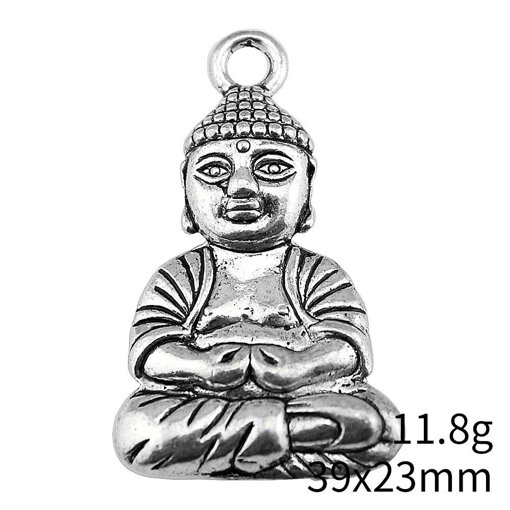 Thanksgiving Day Charms For Nails Buddha Statue Charms Pendant Home Garden Bracelet Pendant