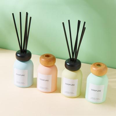Colorful Aromatherapy Bottle No Fire Rattan Dried Floral Fragrance Empty Bottle for Home Indoor Expansion Packaging Bottle