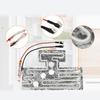 Refrigerator Heater Repair Part Heater Replacement Refrigerator Heating Part Refrigerator Garage Heater Metal Texture