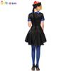 Western Carnival Party Costume Adult Witch Qing Dynasty Official Uniform Skirt Female Zombie Dress Party Show Dress