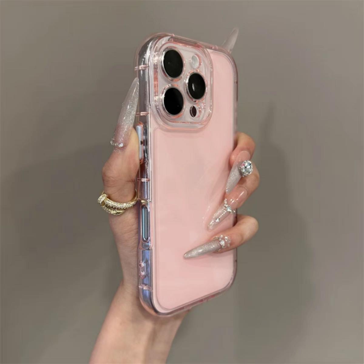 

Прозрачный силиконовый чехол-подушка, Овальное мыло, Мягкий чехол для iPhone 16 15 14 Plus 13 12 Pro Max, Прозрачная защита камеры, Ударопрочный чехол iPhone 15