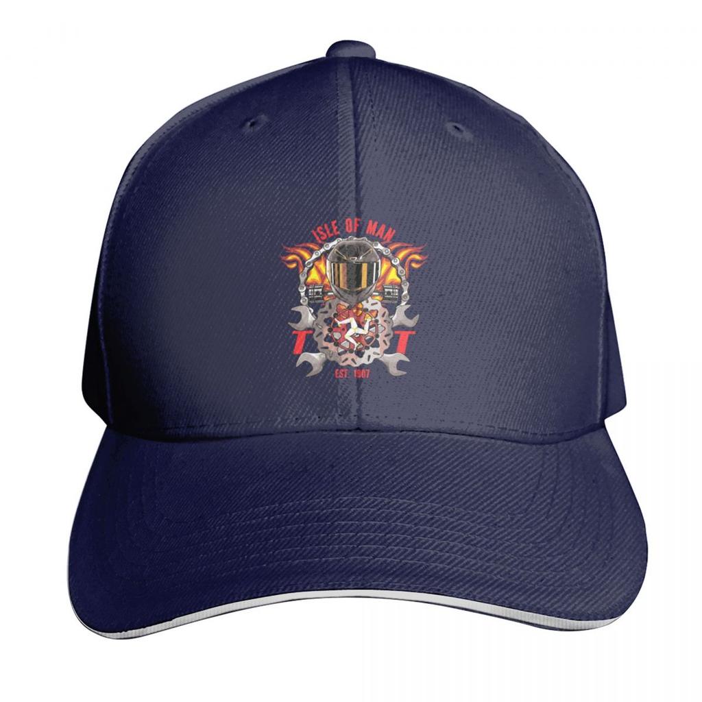 Isle of Unisex UK Motorbike Racing Race Day Baseball Cap hard hat dad hat Sunhat Womens Beach Unisexs
