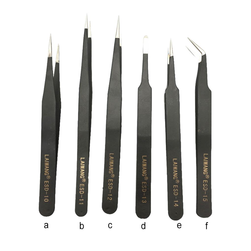 1.5MM Eyelash Tweezers High Grade Coverage Stainless Steel Eyewinker Extension Tools Easy to Clean Curve Lash Supplies