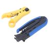 Coax Crimper Tool Kit for Cable Compression with Stripping Tool Wire Stripper 10pcs Connector