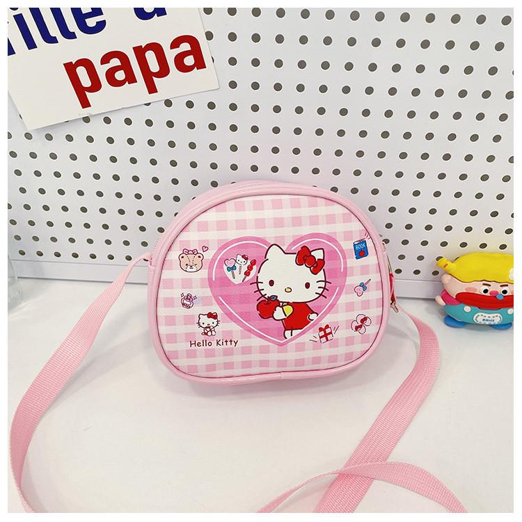 Trendy Lightweight Kids Crossbody Shoulder Bag Fashionable Cute Cartoon Backpack For Girls