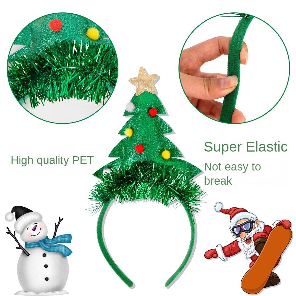 Snowman Antler Hair Hoop Red Hair Band New Headwear Christmas
