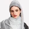 Women's Hijab Muslim Headscarf Easy Wearing Headwrap Scarf for Busy Modern Lady Girls Large Rectangle Neckerchief
