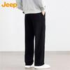 JEEP Men's Fleece Lined Loose Straight Corduroy Pants
