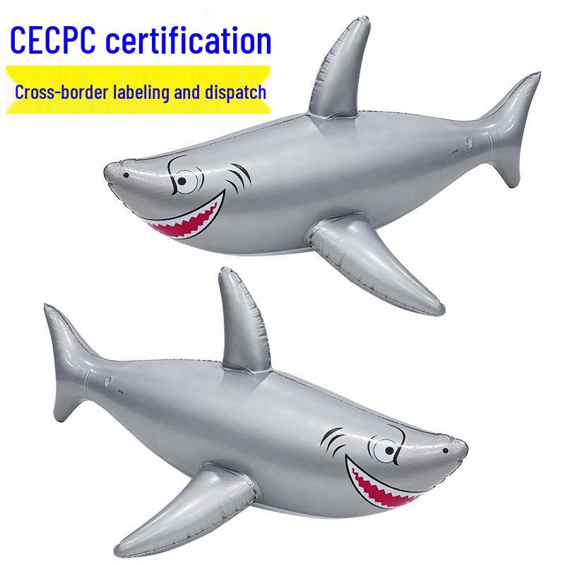 Inflatable Shark Pool Toy for Birthday & Pool Party Fun
