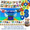 Steal N Catch The Brainrot Birthday Party Decorations Number Balloon Cake Topper Popular Game Background Party Supplies Kid Gift