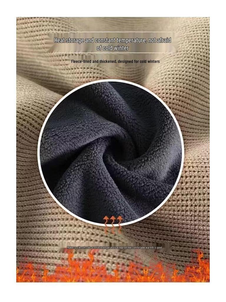 Boys' Fleece-Lined Corduroy Sweatpants - 2024 Autumn/Winter Sports & Casual Style