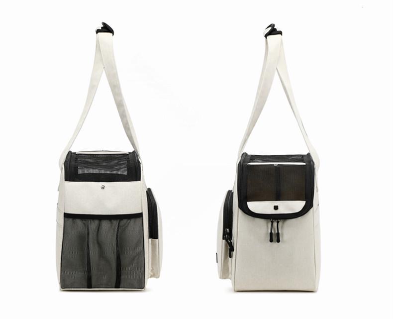 Portable Cat and Small Dog Carrier: Large Capacity Handheld Pet Bag for Outings