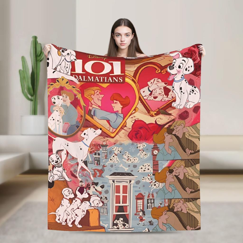 101 Dalmatians Pongo Perdita Coperta Rolly Cani Coperte Plaid in Pile Decorazione Divano Casa Trapunta Leggera Multifunzione