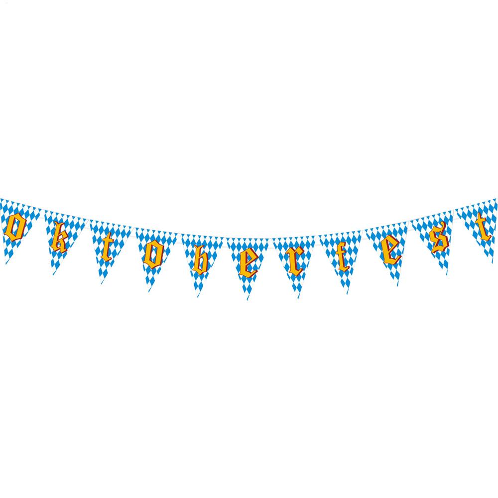 5m Oktoberfest Beer Festival Banner German Themed Pennant Bunting, Indoor Outdoor Party Decoration, Beer Celebration Photo Prop