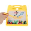 Magnetic Drawing Board Plastic Educational Cat Shape Magnetic Dot Art Toy for Kids Children