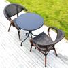 Casual Outdoor Rattan Woven Chair for Garden, Balcony, or Coffee Shop