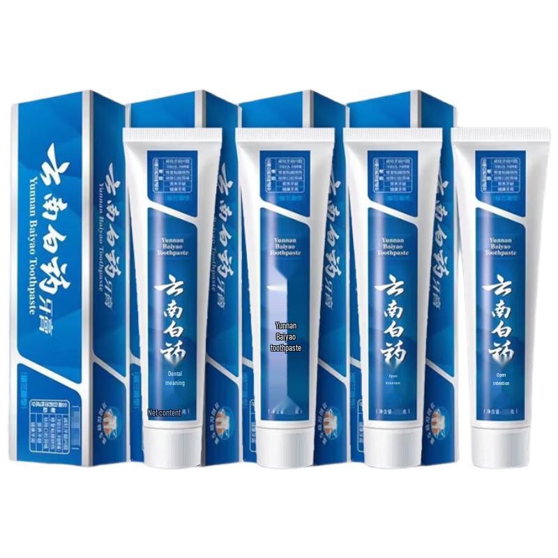

Yunnan Baiyao Spearmint Toothpaste 120g (4-Pack)