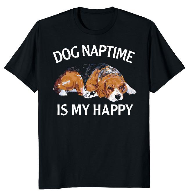 NEW LIMITED Dog Naptime Is My Happy Classic Novelty Tee XXXXL