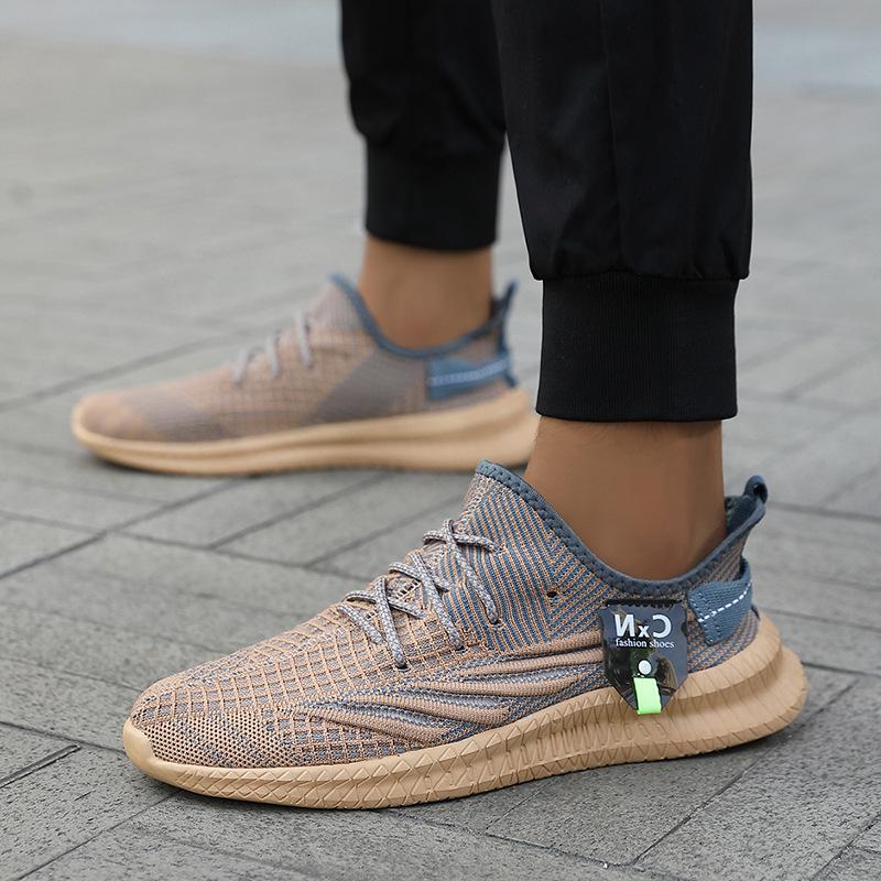 Large Size 46 Coconut Shoes Men's Shoes New Lightweight Shock Absorption Trend Versatile Sports Shoes Casual Running Shoes