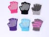 Women Anti-Skid Half Finger Gloves Gym Training Fitness Gloves Shock-Absorbing Breathable Sports Gloves