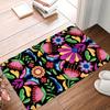 Mexico Style Printing Non Slip Small Rug Waterproof Easy To Clean Floor Mat for Indoor Outdoor Use Durable Home Decor Fashion